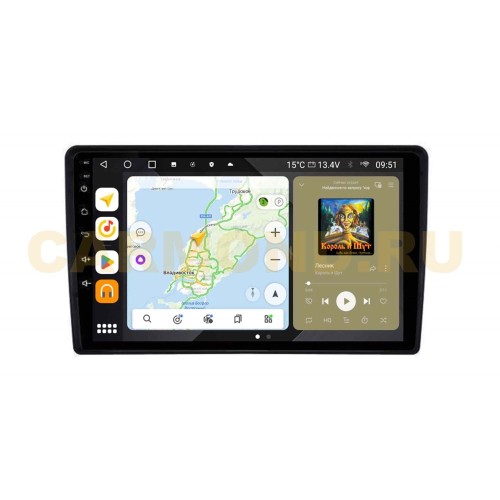 Штатная магнитола Wide Media MT9221QU PRO для Volkswagen Touareg 2002-2010 на Android 10.0