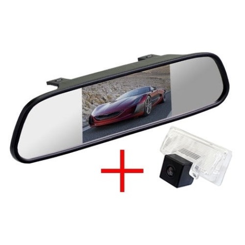 Зеркало + камера cam-042 для Nissan Almera (13+), Teana, Tiida 04+ Sedan, Sentra 2014+ / Suzuki SX4 06+ Sedan