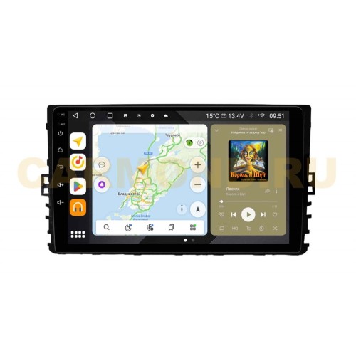 Штатная магнитола Wide Media MT1081QU PRO для Volkswagen на Android 10.0