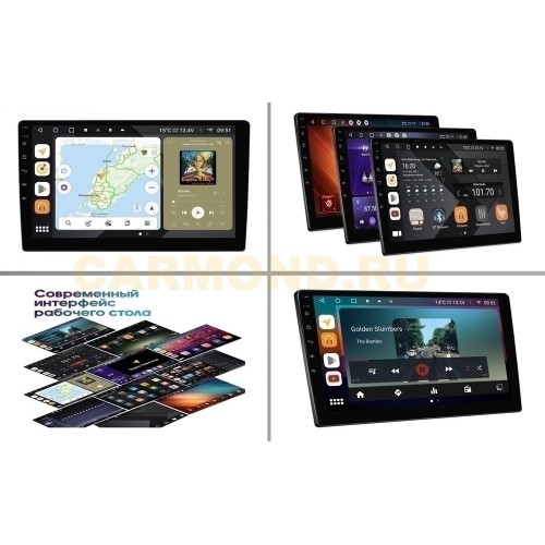 Штатная магнитола Wide Media MT3109QU PRO для UAZ Patriot 2012-2016 на Android 10.0