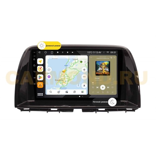 Штатная магнитола Wide Media MT9034QU PRO для Mazda CX-5 I 2011-2017 (без поддержки джойстика) на Android 10.0