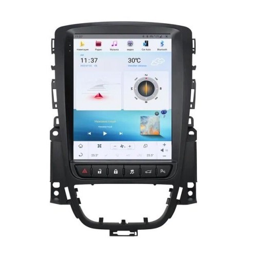 Магнитола Тесла CarMedia ZF-1227-Q6 Tesla-Style для Opel Astra J 2010–2016 на Android 11.0
