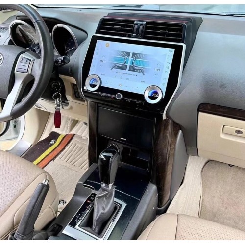 Магнитола Тесла CarMedia ZF-3009H-Q6 Tesla-Style для Toyota Land Cruiser Prado 150 2009-2013 на Android 11.0