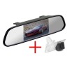 Зеркало + камера для VW Golf V (03-12), Passat B6 (05-10), Jetta (05-10), Touran (03-10), Multivan (03-10), Transporter (06-10), Caravella (03-09), Caddy (04-10) / Skoda Superb (02-12)