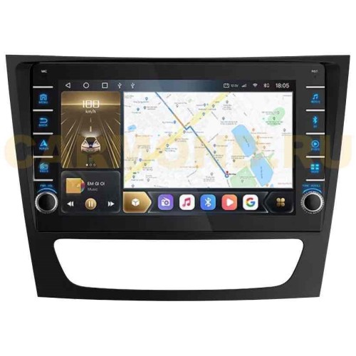Штатная магнитола CarMedia OL-9149-P (с кнопками) для Mercedes E-klasse (W211) 2002-2009 на Android 10.0