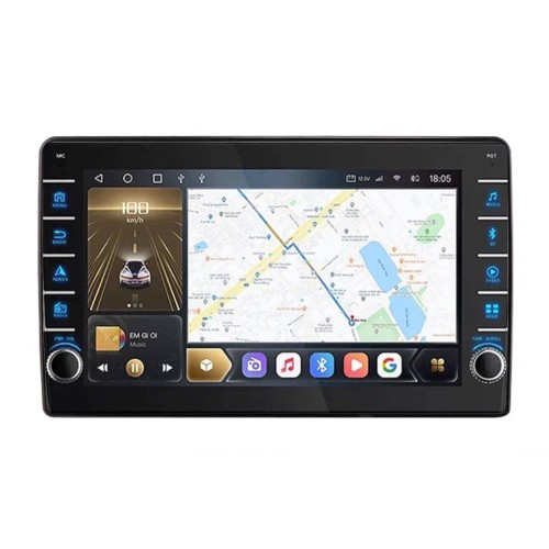 Штатная магнитола CarMedia OL-9567-3-Q (с кнопками) для Mitsubishi L200 2018-2024 на Android 10.0