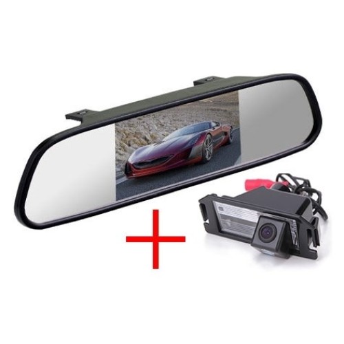 Зеркало + камера для cam-086 Hyundai i30 12+, i10 07+, i20 09+, Coupe, Genesis Coupe, Veloster / KIA Picanto 04-11, Soul 09-13