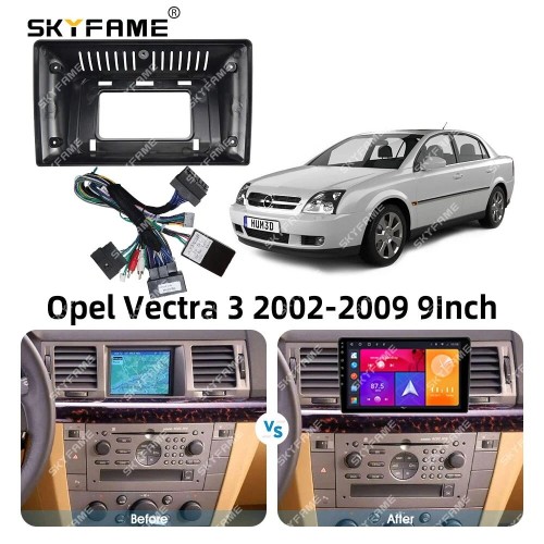 Штатная магнитола CarMedia SF-9312-D (с кнопками) для Opel Vectra 2002-2008 на Android 10.0