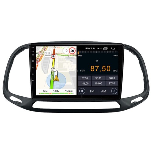 Штатная магнитола Штатная магнитола Parafar для Fiat Doblo (2016-2019) на Android 11.0 (PF605FHD)