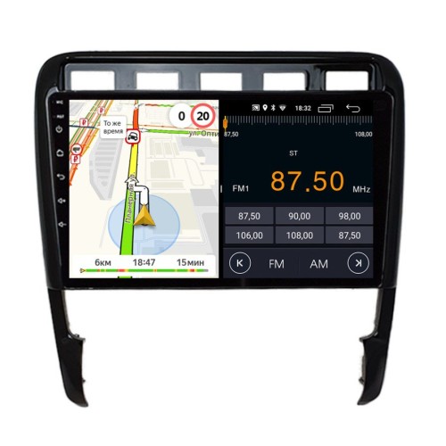 Штатная магнитола Штатная магнитола Parafar для Porsche Cayenne (2002-2010) на Android 11.0 (PF954FHD)