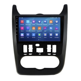 Штатная магнитола Parafar для Renault Logan / Sandero (2009-2014) черный на Android 11.0 (PF175BFHD)