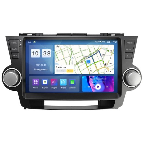 Штатная магнитола Штатная магнитола Parafar для Toyota Highlander (U40) 2007-2013 на Android 11.0 (PF037FHD)