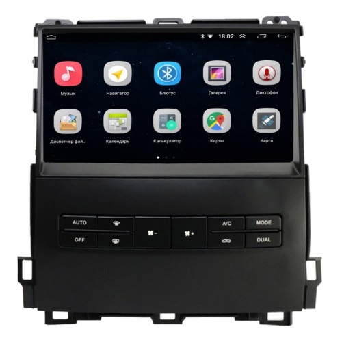Штатная магнитола Parafar для Toyota Land Cruiser Prado 120 2002-2009 (любая комплектация) на Android 10.0 (PF456LUX2Lite)