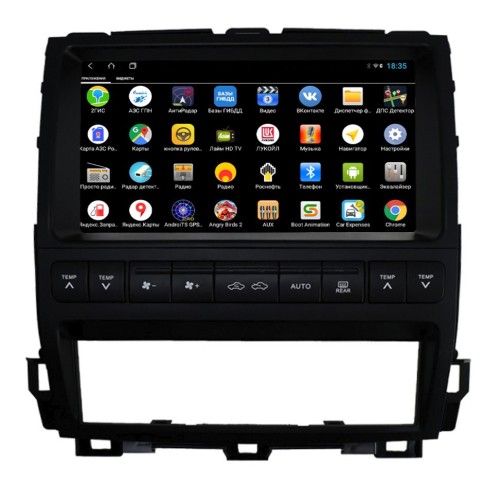 Штатная магнитола Parafar для Toyota Cruiser Prado 120 (2000-2009) (автомобиль с экраном) на Android 12.0 (PF456LUX3XHD)