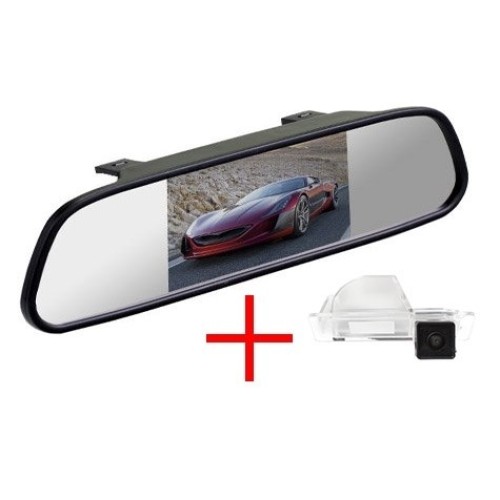Зеркало + камера cam-062 для Volkswagen Jetta 2013+, Skoda Rapid Седан 2012-2016