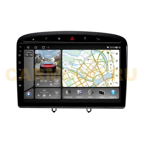 Штатная магнитола VAYCAR 0083-09VO8_2HD 8/128 ГБ для Peugeot 308 I, 408 2007-2017 на Android 10.0