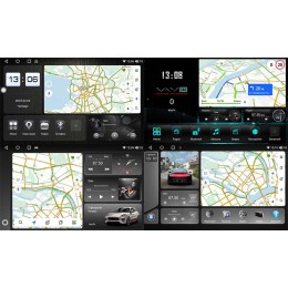 Штатная магнитола VAYCAR 0140-09VO8_2HD 8/128 ГБ для FORD Universal прямоугольная на Android 10.0
