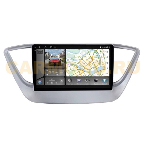 Штатная магнитола VAYCAR 0766-09VO8_2HD 8/128 ГБ для Hyundai Solaris II 2017-2020 на Android 10.0