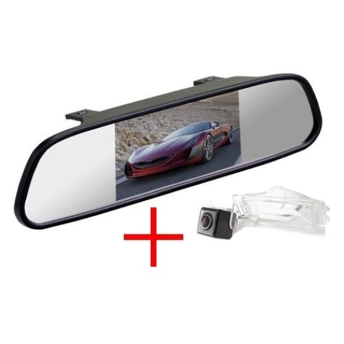 Зеркало + камера cam-092 для Dodge Caliber (2006-2011) Grand Caravan 5 (2007+)