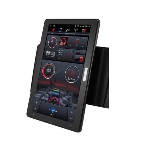 Штатная магнитола CarMedia OL-9424-RL TESLA (вертикально-поворотный экран) для Toyota Land Cruiser 100 1998-2002 на Android 10.0