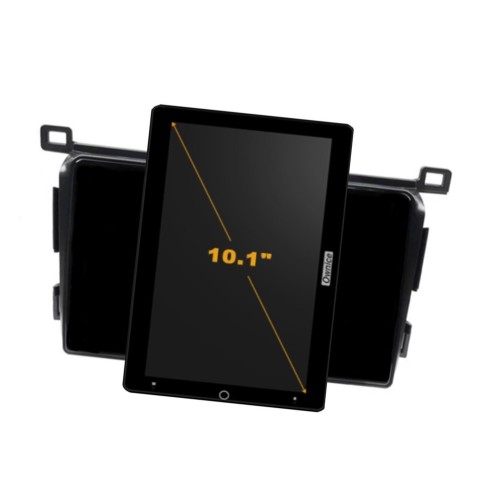 Штатная магнитола CarMedia OL-9607-RL TESLA (вертикально-поворотный экран) для Toyota RAV4 (CA40) 2013-2019 на Android 10.0