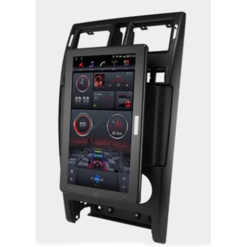 Штатная магнитола CarMedia OL-9066-2-RL TESLA (вертикально-поворотный экран) для Lada Priora 2007-2013 на Android 10.0