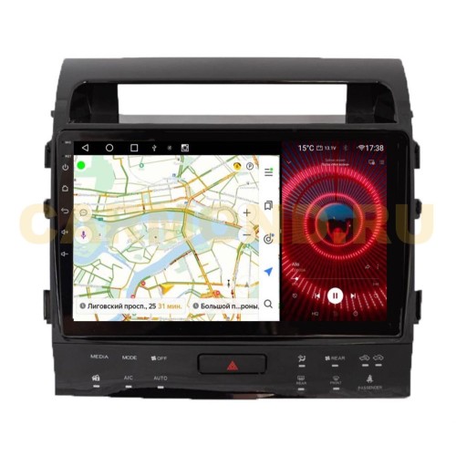 Штатная магнитола VAYCAR 9381-10VP4 4/64 ГБ для Toyota Land Cruiser 200 2007-2015 JBL на Android 10.0