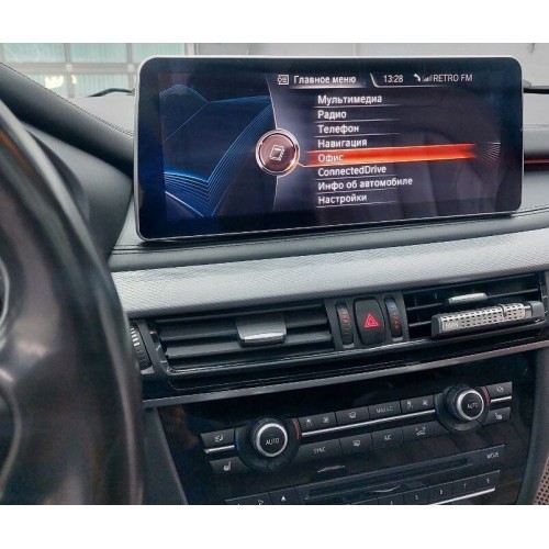 Штатная магнитола 8/128 ГБ RDL-1545 NEW для BMW X5 и X6 серии F15/F16 (2017-2019) EVO на Android 13.0