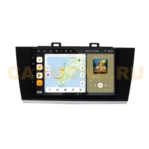 Штатная магнитола Wide Media MT9192QU PRO для Subaru Outback, Legacy 2014-2021 на Android 10.0