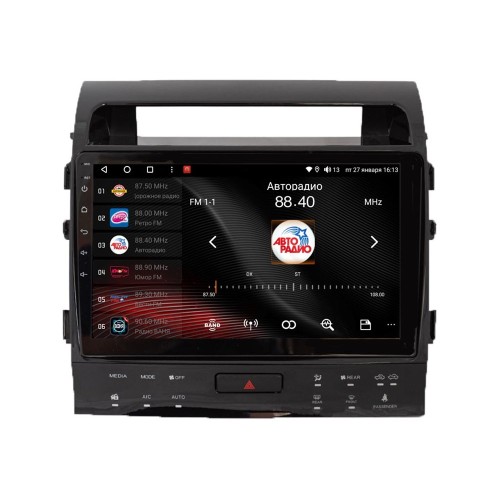 Штатная магнитола VAYCAR 9381-10V2 2/32 ГБ для Toyota Land Cruiser 200 2007-2015 MAX JBL на Android 10.0