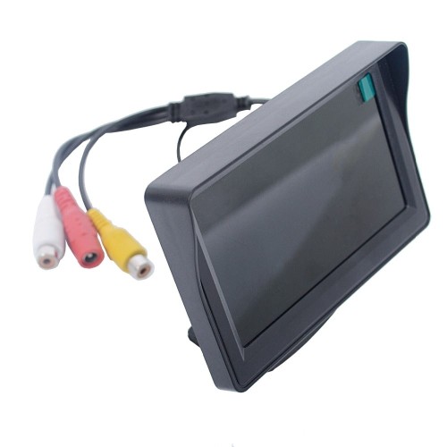 Монитор 4.3 дюйма + камера заднего вида cam-009 для Toyota Corolla E120 2000-2007, Avensis 2001-2006, BYD F3, Lifan Solano (620)