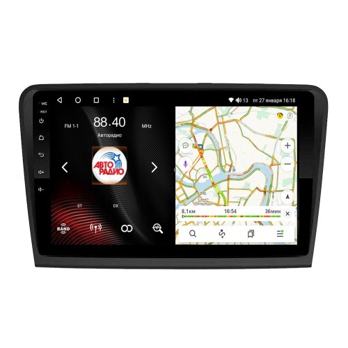 Штатная магнитола VAYCAR 0306-10VO8 8/128 ГБ для Skoda Superb II (B6) 2008-2015 на Android 10.0