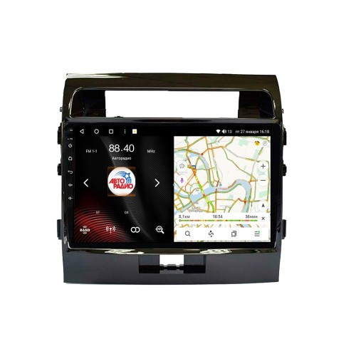 Штатная магнитола VAYCAR 0381-10VO8 8/128 ГБ для Toyota Land Cruiser 200 2007-2015 MIN на Android 10.0