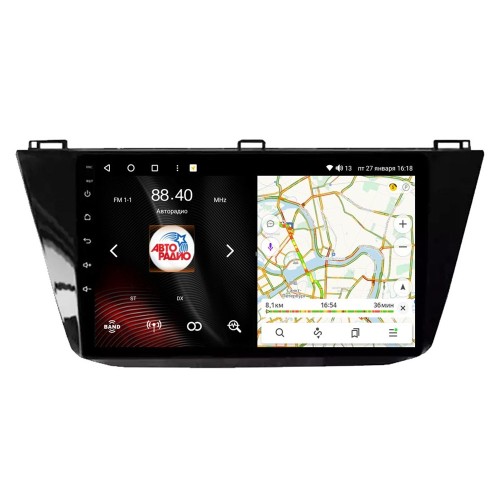 Штатная магнитола VAYCAR 0731-10VO8 8/128 ГБ для Volkswagen Tiguan 2016-2022 на Android 10.0