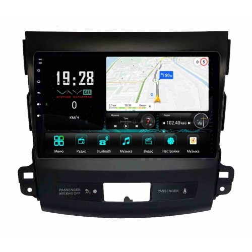Штатная магнитола VAYCAR 0056-09V3 3/32 ГБ для Mitsubishi Outlander XL 2006-2012 на Android 10.0