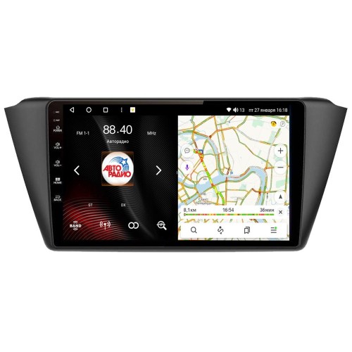 Штатная магнитола VAYCAR 2002-09V3 3/32 ГБ для Skoda Fabia 2015+ на Android 10.0