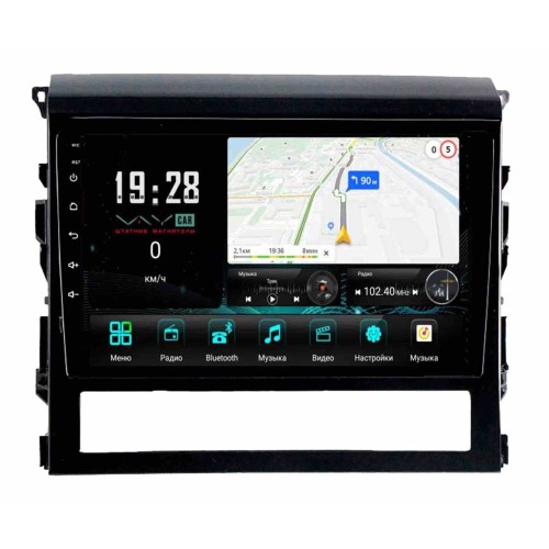 Штатная магнитола VAYCAR 0609-09V3 3/32 ГБ для Toyota Land Cruiser 200 2015-2021 на Android 10.0