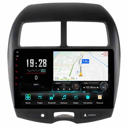 Штатная магнитола VAYCAR 0026-10V3 3/32 ГБ для Mitsubishi ASX I 2010-2016 на Android 10.0