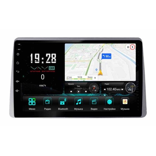 Штатная магнитола VAYCAR 1219-10V3 3/32 ГБ для Renault Arkana I 2019-2024 на Android 10.0