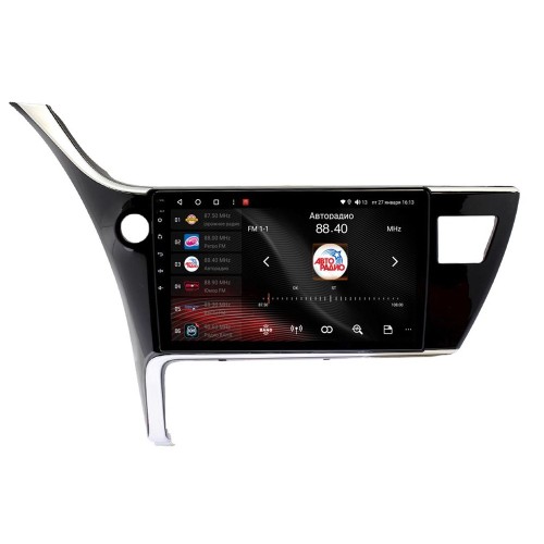 Штатная магнитола VAYCAR 3307-10V3 3/32 ГБ для Toyota Corolla (E180) 2016-2019 на Android 10.0