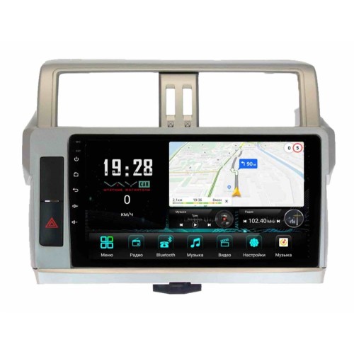 Штатная магнитола VAYCAR 0531-10V3 3/32 ГБ для Toyota Land Cruiser Prado 150 2014-2017 на Android 10.0