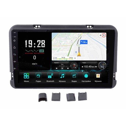 Универсальная Магнитола 9 дюймов Vaycar 9106 09V3 3/32 ГБ на Android 10.0