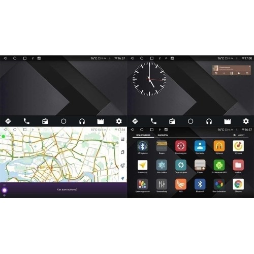 Штатная магнитола VAYCAR 5546-10VP4 4/64 ГБ для Hyundai Tucson I 2004-2010 на Android 10.0