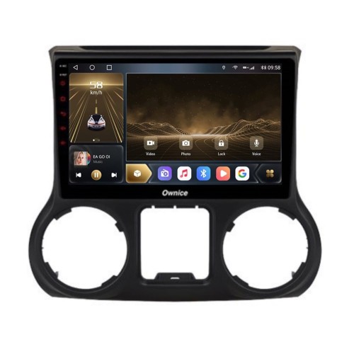 Штатная магнитола CarMedia OL-1258-2-D для JEEP Wrangler 2007-2017 на Android 10.0
