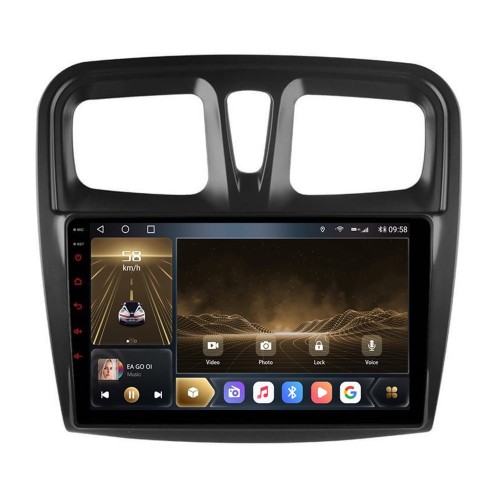 Штатная магнитола CarMedia OL-9945-D для Renault Logan II, Sandero II 2013-2022 на Android 10.0