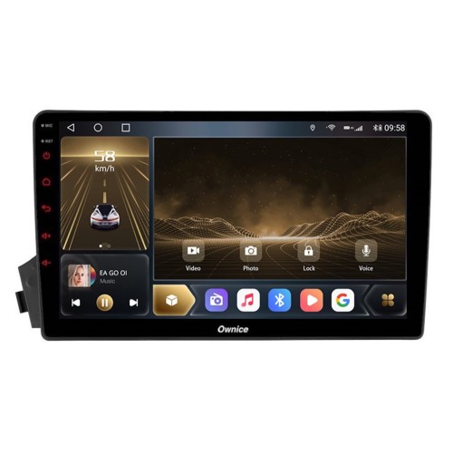 Штатная магнитола CarMedia OL-9303-D для SsangYong Kyron, Actyon, Actyon Sports 2005-2015 на Android 10.0