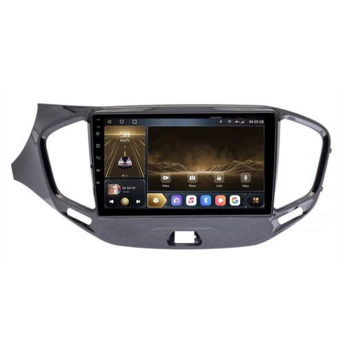 Штатная магнитола CarMedia OL-9061-Q для Lada Vesta 2015-2022 на Android 10.0