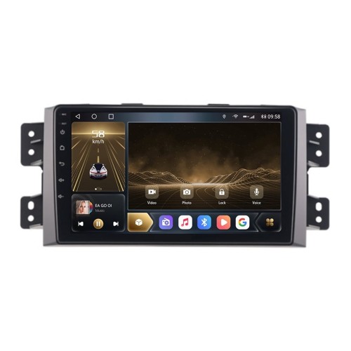 Штатная магнитола CarMedia OL-9738-W для Kia Mohave I 2008-2018 на Android 8.1