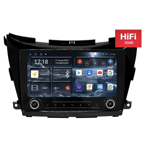 Штатная магнитола Redpower K75311 Hi-Fi 8/256 ГБ для Nissan Murano 2015-2022 на Android 10.0