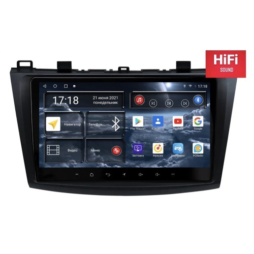 Штатная магнитола Redpower 75034 Hi-Fi 8/256 ГБ для Mazda 3 (BL) 2009-2013 на Android 10.0